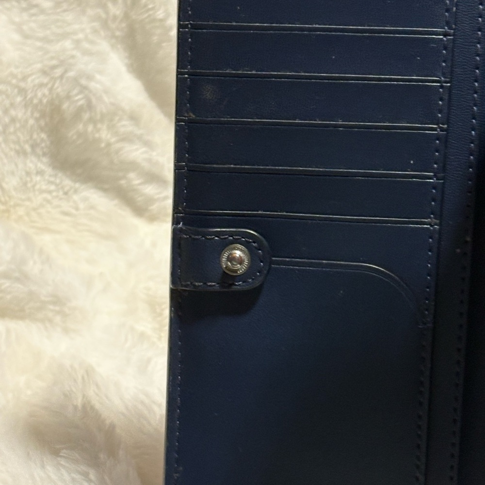 Kate Spade Blue and Lavender Wallet - Picture 5 of 6